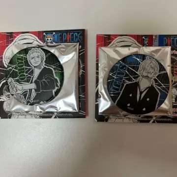 ONE PIECE 데 컬렉션 캔뱃지 조로 상디 2개 세트