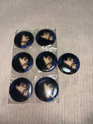 주술회전 점프 GIGA 캔 배지 후시구로 메구미