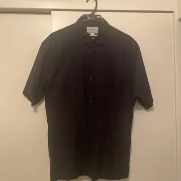 YAECA 네이비 반팔 셔츠 L 사이즈