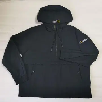 내셔널 지오그래픽 후드 부착 마운틴 후드티 블랙 S