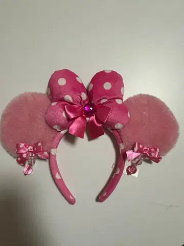 디즈니 머리띠 귀찌 미니 물방울 도트