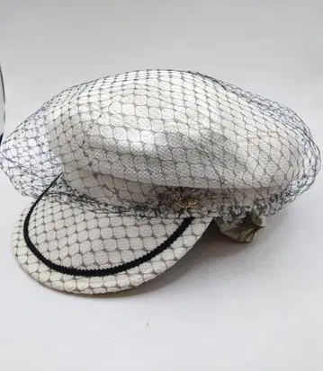 CA4LA 카시라 튤 포함 헌팅 캡 모자 화이트 x 블랙 일본제