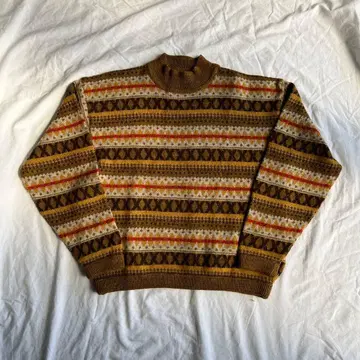 80s 90s dezert 니트 페어아일