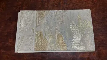 [ 새상품급 ] 금색 금실 자수 후쿠로 오비