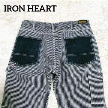 아이언 하트 엔지니어 페인터 팬츠 히코리 스트라이프