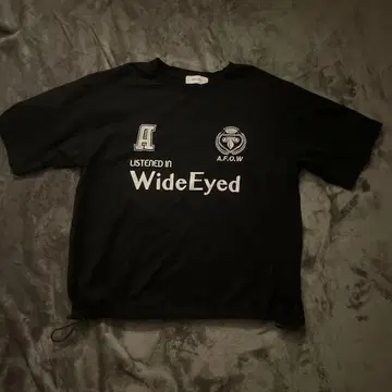 MONO-MART A.F.O.W. 티셔츠 블랙 가격 인하합니다