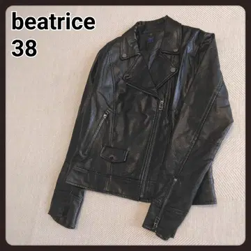 베아트리스 라이더 자켓 38 페이크 가죽 자켓