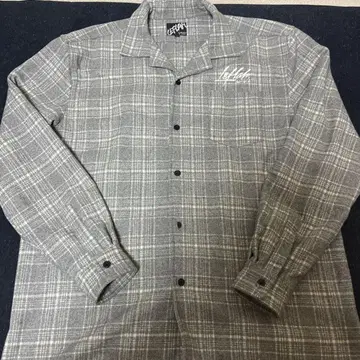 LEFLAH 체크 무늬 플란넬 셔츠 XXL