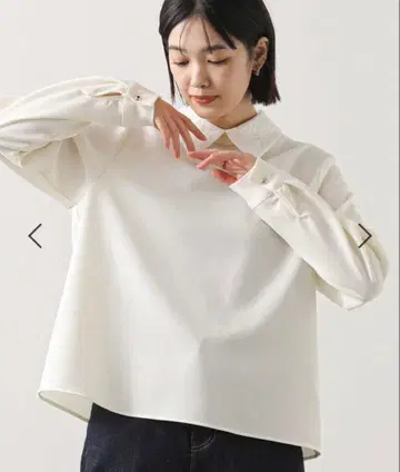 조젯 레이스 스칼라 블라우스