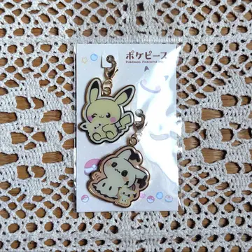 포켓몬 포켓피스 피카츄&미미큐 메탈 참