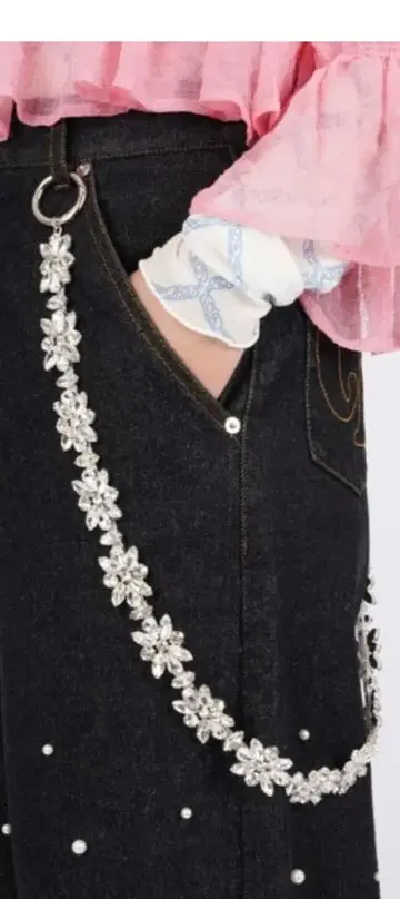 [택 포함 미사용 새상품] 파메오 포즈 월렛 체인