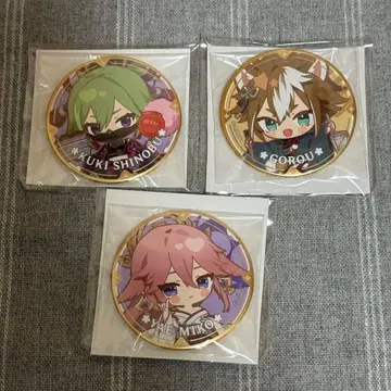 원신 스이파라 캔뱃지 아에 미코 쿠키 시노부 고로