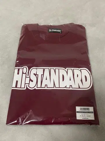하이-스탠다드 T셔츠 FAT 버건디 L