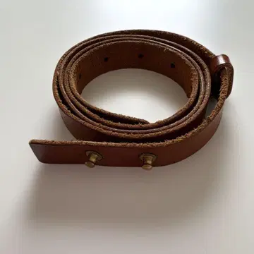 evam eva 가죽 벨트 20mm 카멜
