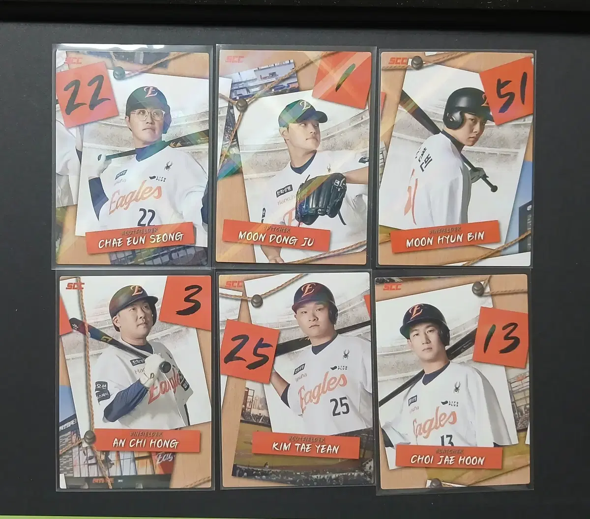 2025 kbo scc 퍼즐카드 문동주  오승환 윤동희 홍창기 등