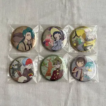 6개 세트 포켓몬 팔데아 SV 캔뱃지