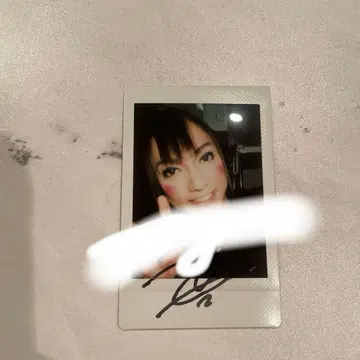 키야부 유타카 친필 사인 폴라로이드 (레어)