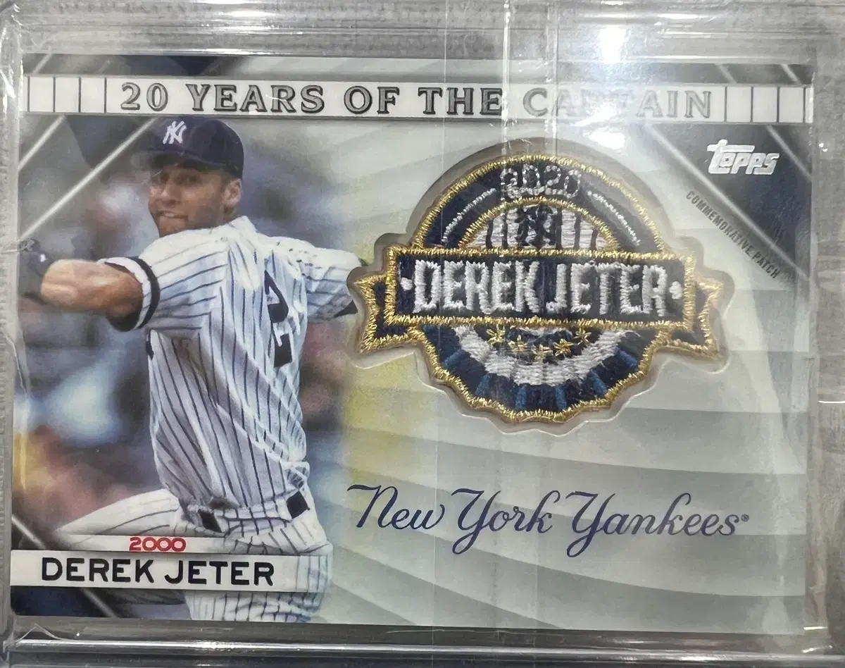 Topps 데릭지터 20주년 기념 패치 카드