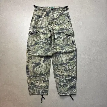 리얼트리 카고 팬츠 W31 와이드 gamehunter 린넨 vintage