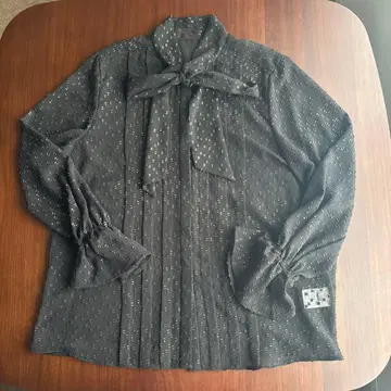 투모로우랜드 Ballsey 보타이 블라우스