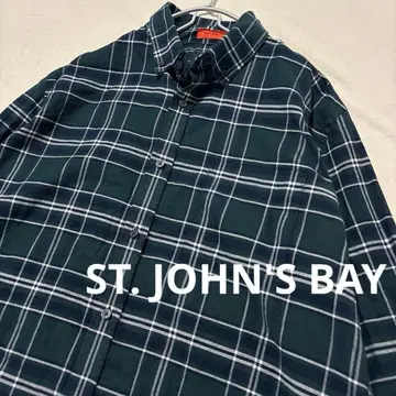 ST. JOHN'S BAY 세인트존스베이 BD 체크 셔츠 긴팔