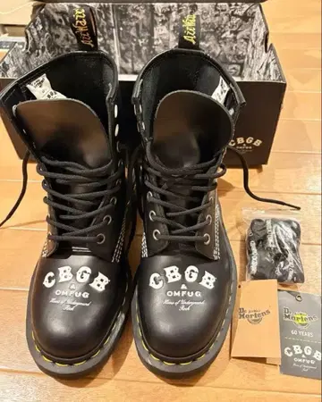 닥터 마틴 CBGB 블랙 워크 부츠