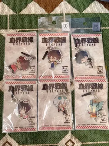 혈계전선 아크릴 키링 6개 세트