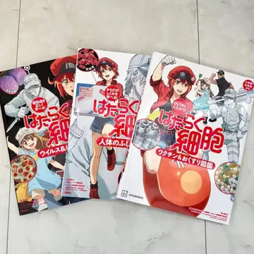 일하는 세포 도감 그림책 시리즈 3권 세트