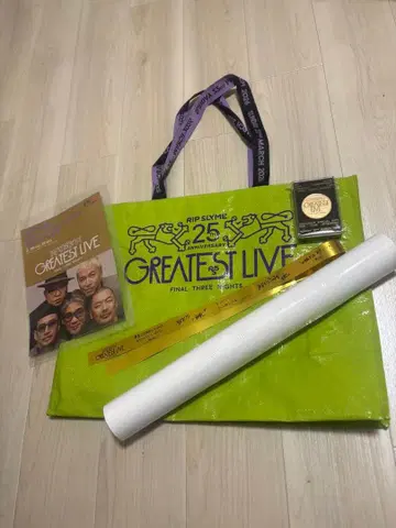 RIP SLYME GREATEST LIVE 토트백 세트