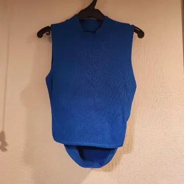 LILY BROWN 파랑 슬리브리스 상의 패드 포함