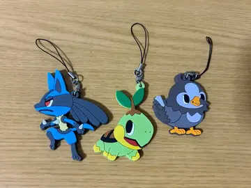 포켓몬 타임 러버 스트랩 3개 세트