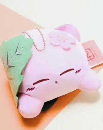 새상품 별의 커비 벚꽃 찹쌀떡 봉제 인형 후와후와 컬렉션