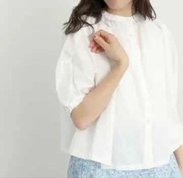 [ 새상품 ] 사만사 모스모스 츠하루 라미 코튼 레이스 블라우스