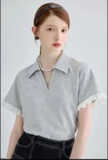 CHIC & THINGS 쓰리 브레이스 POLO T셔츠