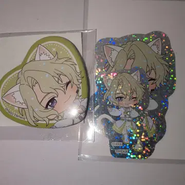 앙스타 난자타운 캔뱃지 스티커 토모에 히요리