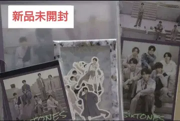 미개봉 새상품 SixTONES 포트레이트 2023 플렉씰 정사각형 메모