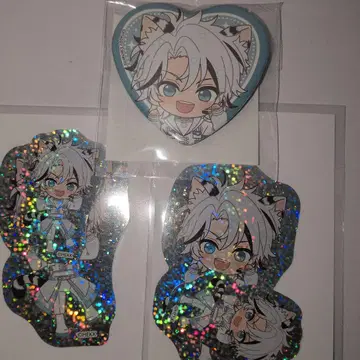 앙스타 난자타운 캔뱃지 스티커 타키 이부키