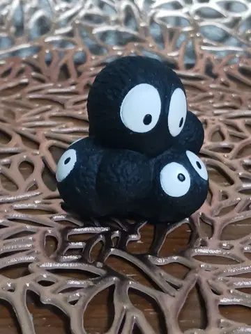 3cm 오버 숯검댕이 손가락 인형 이웃집 토토로 지브리