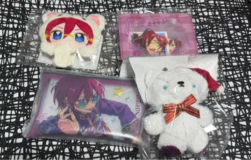 테디베어 봉제 인형 올린이 봉제 인형 부품 이바라 클리어 파우치 스티커