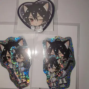 앙스타 난자타운 캔뱃지 스티커 사쿠마 레이