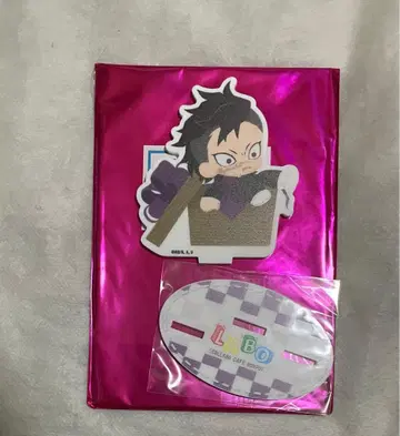 귀멸의 칼날 콜라보 카페 본점 LABO 아크릴 스탠드 시나즈가와 겐야