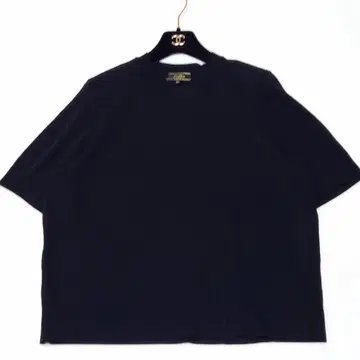 빅 사이즈 레리안 15+ 반팔 썸머 니트 블랙 루즈핏