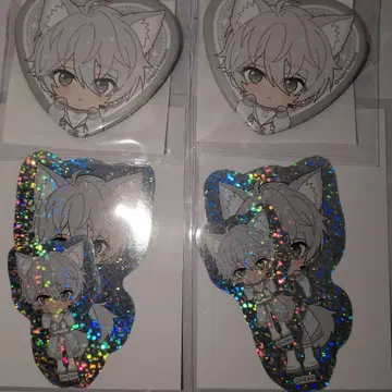 앙스타 난자타운 캔뱃지 스티커 칸나