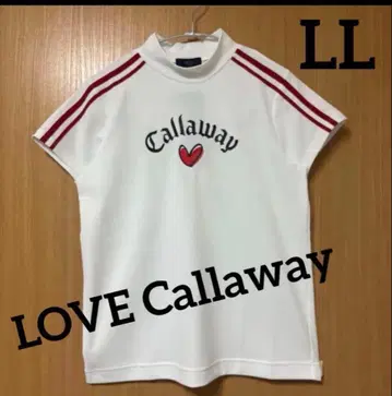 새상품 LoveCallaway 반팔 셔츠 LL 모크넥 캘러웨이 골프
