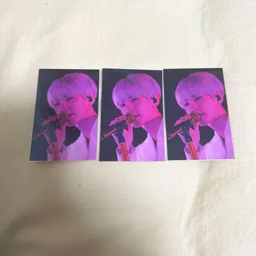 EXO 필름 라이브 비주얼 스티커 백현 3장 세트