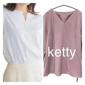 새상품 ketty 키넥 펄 블라우스 핑크