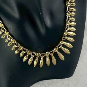 [ 새상품 ] 니나리치 리프 모티브 목걸이 골드 빈티지