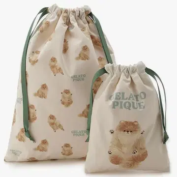 젤라또피케 도그 패턴 복조리 포메라니안