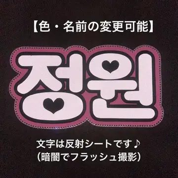 네임보드 ENHYPEN 엔하이픈 정원 반사 시트 네임보