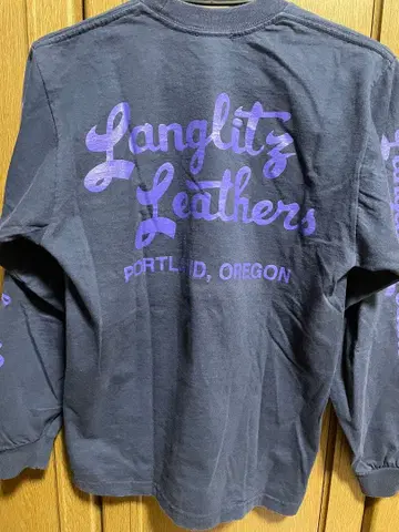 랑글리츠 레더스 랑글리츠 가죽 롱 티셔츠